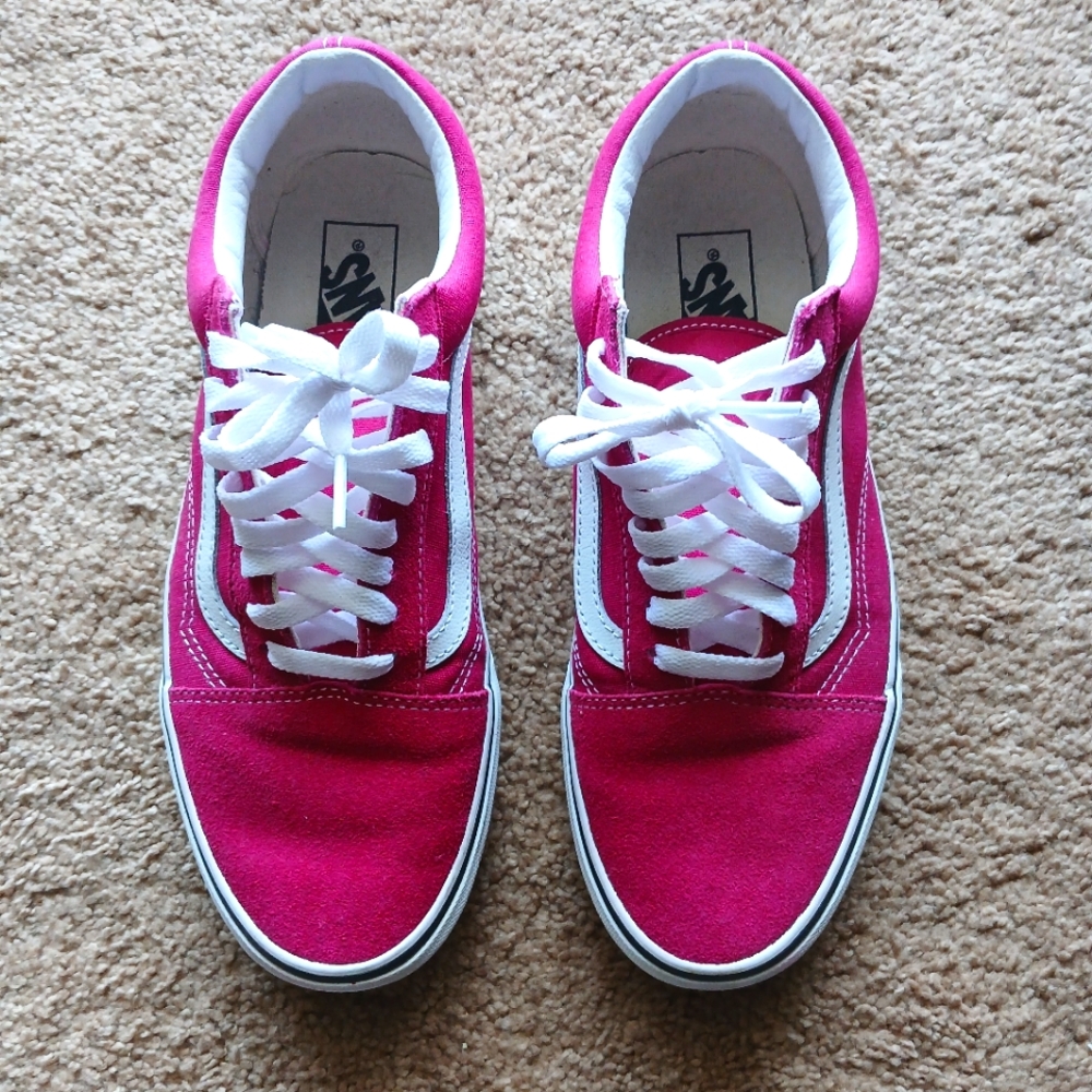 Cherry Jubilee red pink Vans size 8 men's 9.5 women's